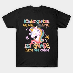 Kindergarten Graduation Magical Unicorn Gift T-Shirt